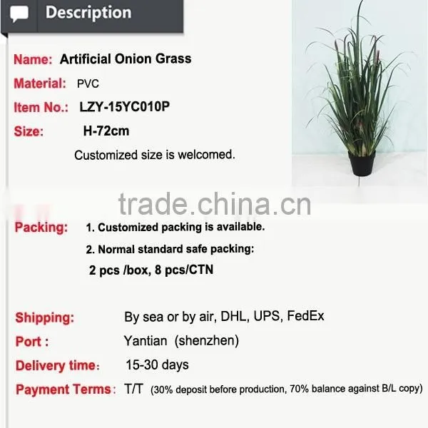 China Artificial Potted Plants Bamboo Grass Wholesale Decorative Artificial Wheat Grass photo-2