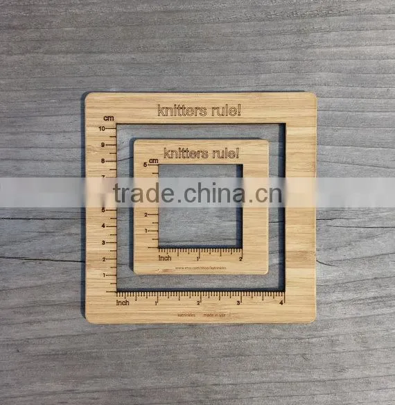 Laser Engraved Bamboo Ruler photo-3