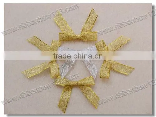 MSD Golden/silver Bow for Wedding Clothing /greeting Card photo-3