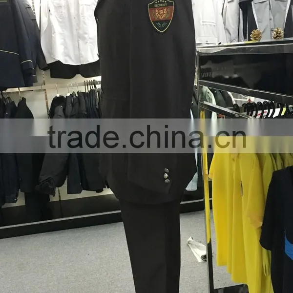 2015High Quality Army Green Security Uniform for Workers photo-3