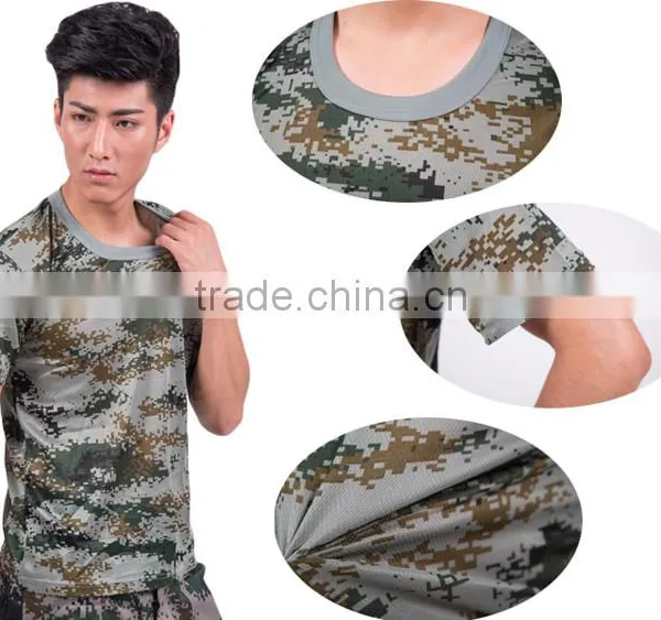 Oem Service Polyester/cotton Camouflage T-shirt Wholesale From Ningbo photo-2