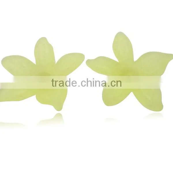 Custom Flower Design Acrylic Charm Cheap Handmade Flower Charms for Diy Jewelry Accessories photo-3