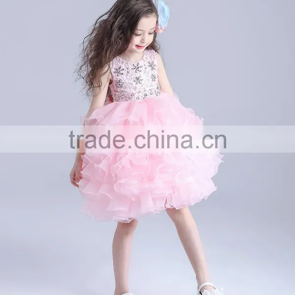 2017 Show Stage Costumes Princess Dress for Girls photo-4