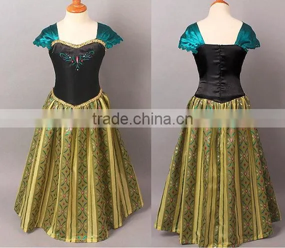Girls Frozen Elsa Anna Dress photo-3