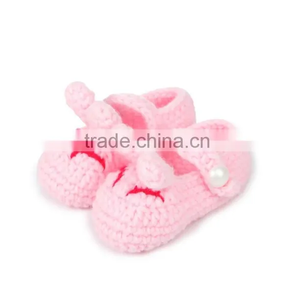 Sleepy Cat Type Hand Crochet Shoes for Baby photo-2