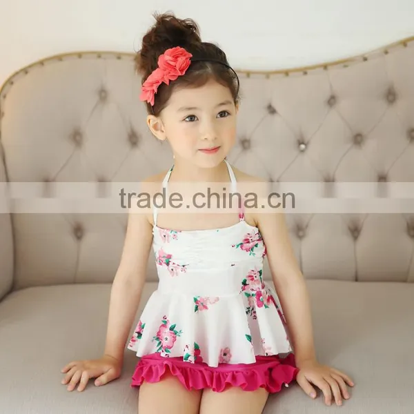 S60577B Girls Bathing Suits Lovely Children Clothing Swimwear photo-2