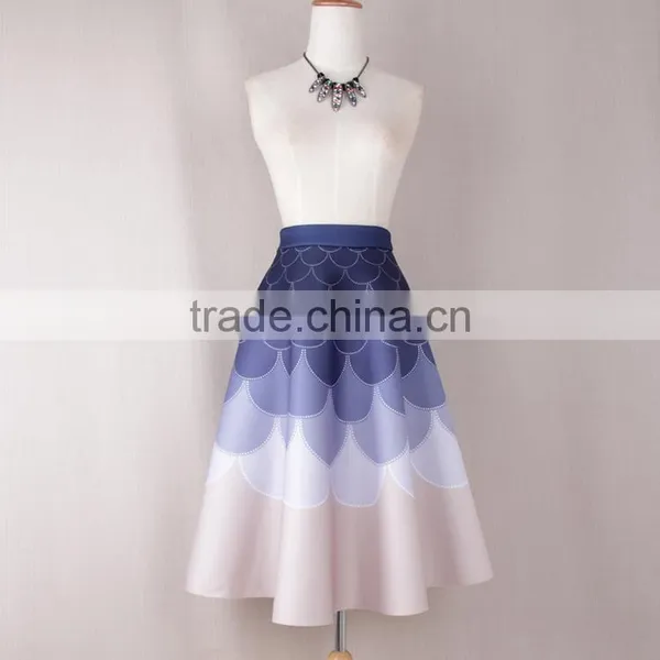 Z&M Latest Fashion Skirts High Waisted Long Skirt Mermaid Skirt photo-3