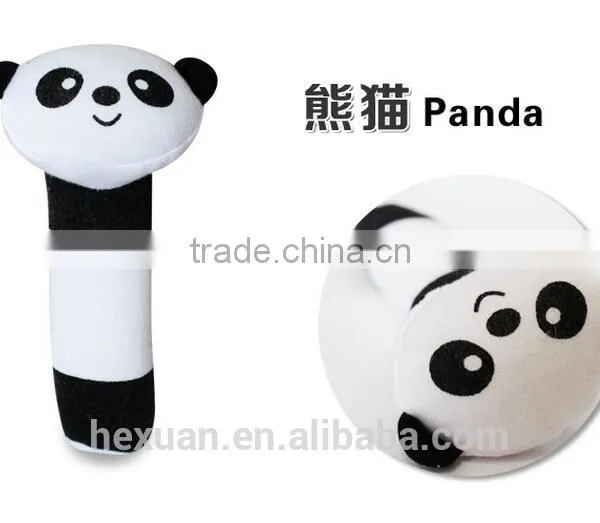 Soft Baby Kid Toy Ring Bell BB Baby Plush Rattle Squeaker Early Educational Doll Rod 0M+ Cute Cartoon Animal Musical Plush Toy photo-4