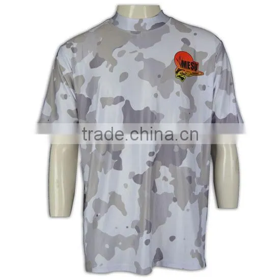 BSCI/ISO9001 Factory Dry Fit Breathable Fabric Italy Sublimation Ink Hotsale Cheap Custom Fishing Team Shirts photo-4
