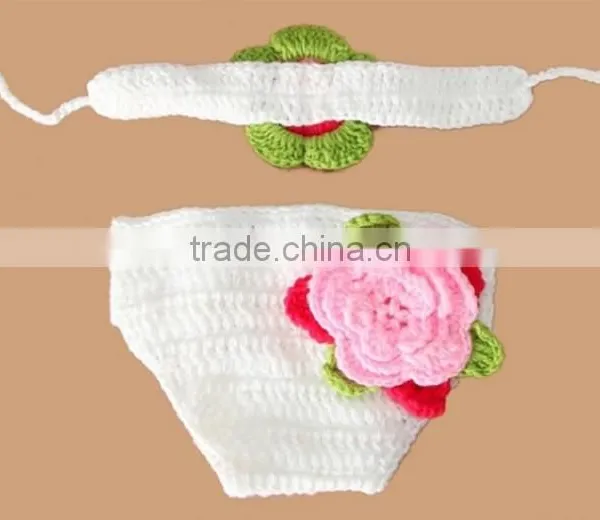 Newborn Hat Cute Baby Handmade Kitted Hats and Caps photo-2