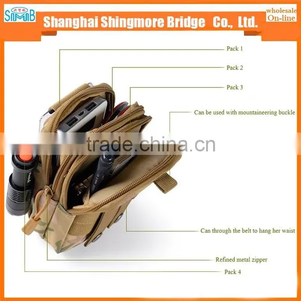 High Quality Outdoor Waterproof Waist Tactical Pockets Cheap Wholesale photo-6