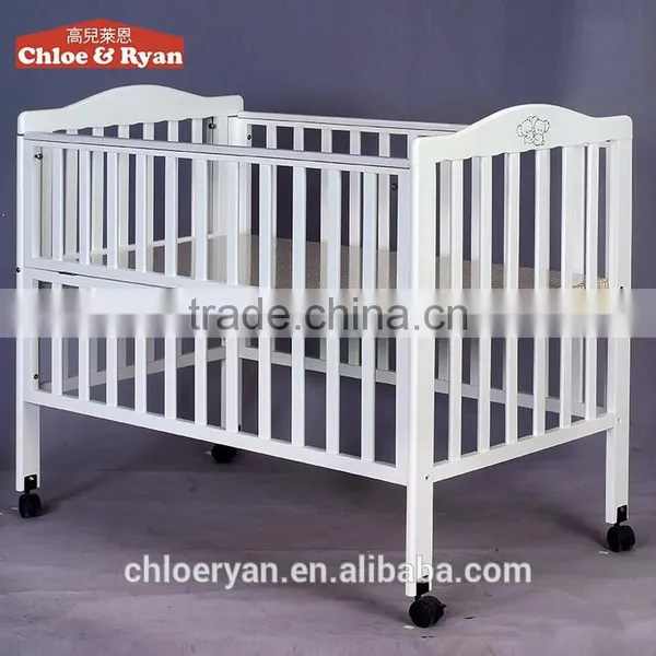 Wholesale Solid Wood Multifunction High Quality Bed Baby Cribs photo-3