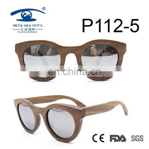 Silver Lens Material Blackwalnut Sunglasses