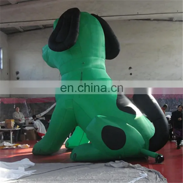 New Design Giant Cartoon Green Spotty Dog Animal Costume Inflatable for Advertisement photo-3
