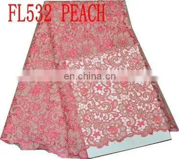 Hot Africa Voile Lace for Wholesale/retail(FL532)high Quality/best Price/prompt Delivery/in Stock/popular in European Market photo-3