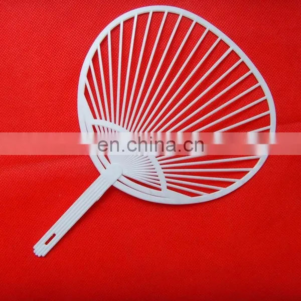 Fashionable Promotion Paper Sticker Plastic Round Fan photo-3