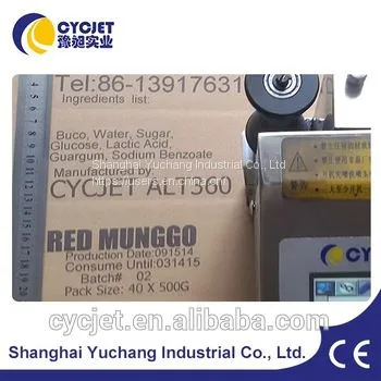CYCJET ALT382 Inkjet Printer Rechargeable Logo Printer for PE Film photo-2