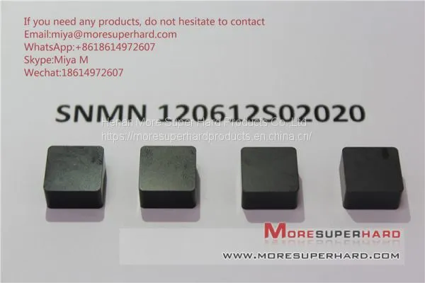 Solid CBN Inserts SNMN120612 for Turning Hard Steel Cast Iron Miya@moresuperhard.com photo-5