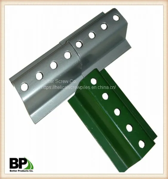 Steel Galvanized U Bar With Warning Signs photo-3