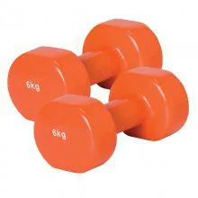 China Manufacture Wholesale 6kg Vinyl Dumbbell