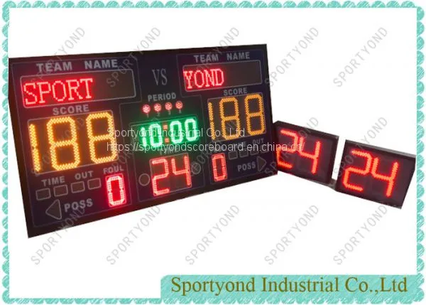 China Electronic Basketball Scoreboard and Shot Clock Supplier