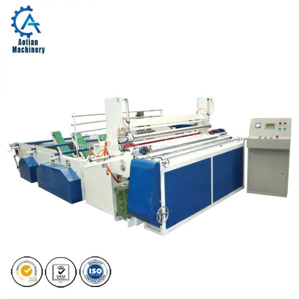 1575 Toilet Paper Rewinding Machine Frame Type Paper Rewinding Machine Paper Mill photo-4
