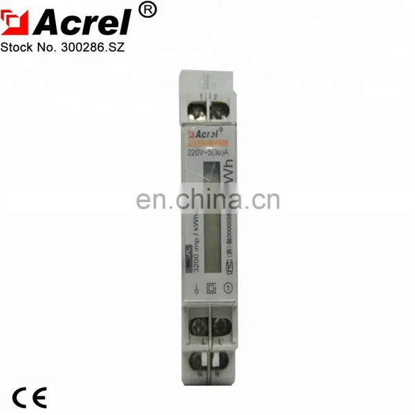 RS485/Modbus Remote Control DIN Rail Meter, Single Phase Energy Meter/Kilo Watt Hour Meter , 1.0 Class TS35mm photo-4