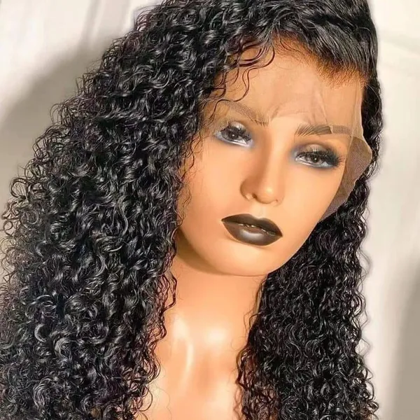 KHH Wholesale Brazilian Human Hair Lace Front Wig,10A Grade Water Wave Human Lace Wigs,Cuticle Aligned Hair With Pre Plucked photo-2