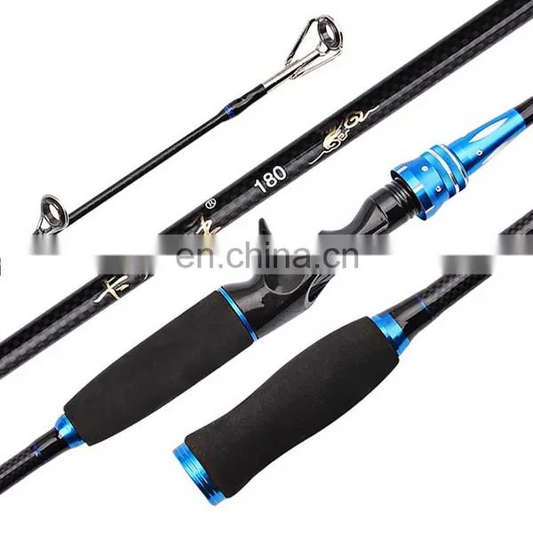 2 Sections 1.83m 2.1m 2.4m Best Value Carbon Fiber Fishing Rod Spinning Casting Lure Fishing Rod photo-5