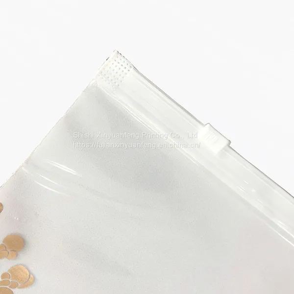 Custom Logo Plastic Packaging Bag With Zipper for Garment Manufacturer photo-3