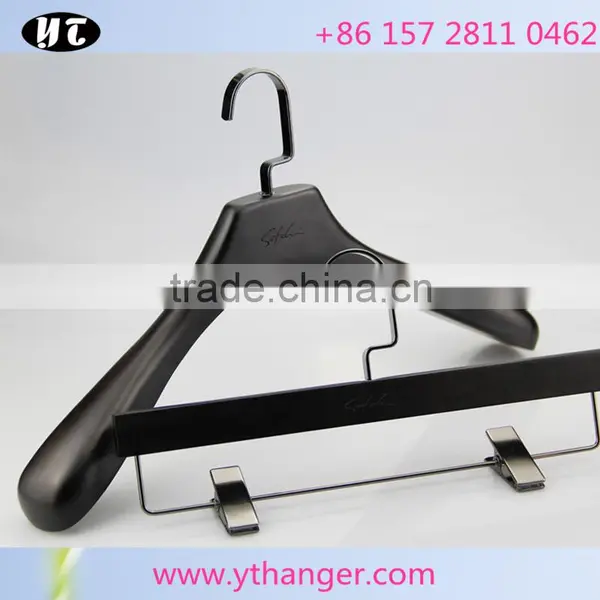 2016 Best Selling Wooden Hanger and Pants Hanger With Special Hook photo-2