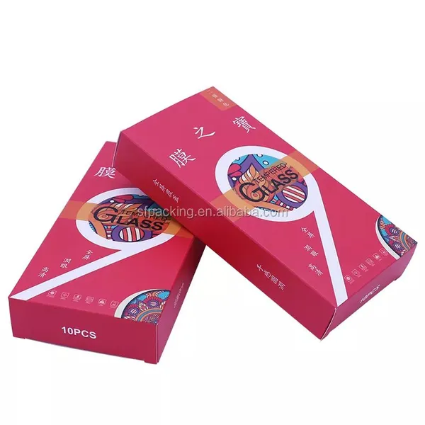 phone screen protector paper packing boxes