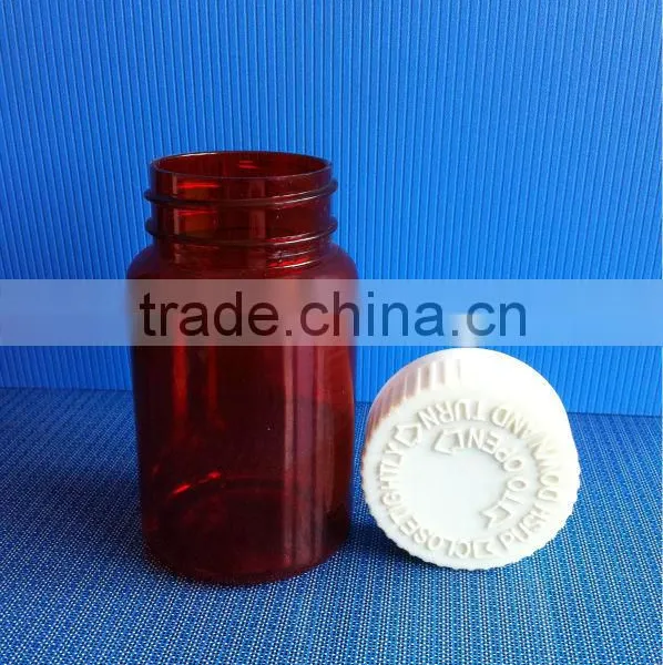 100ml Pet Amber Soild Tablet Bottle photo-2