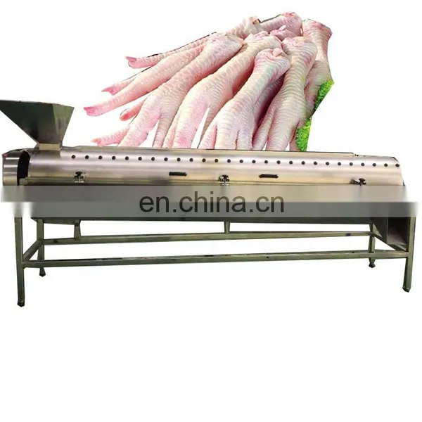 Chicken Feet Peeling Blanching and Cutting Poultry Slaughtering Production Line Machine photo-5