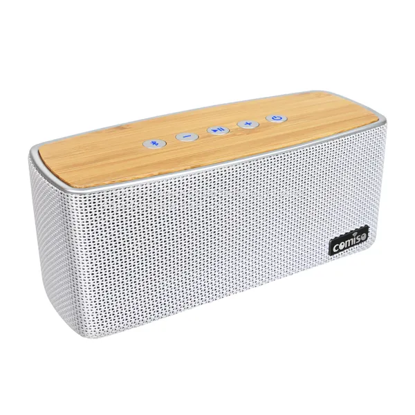 Bluetooth Speakers, 20W Loud Wood Home Audio Outdoor Portable Wireless Speaker, Subwoofer Tweeters for Super Bass Stereo