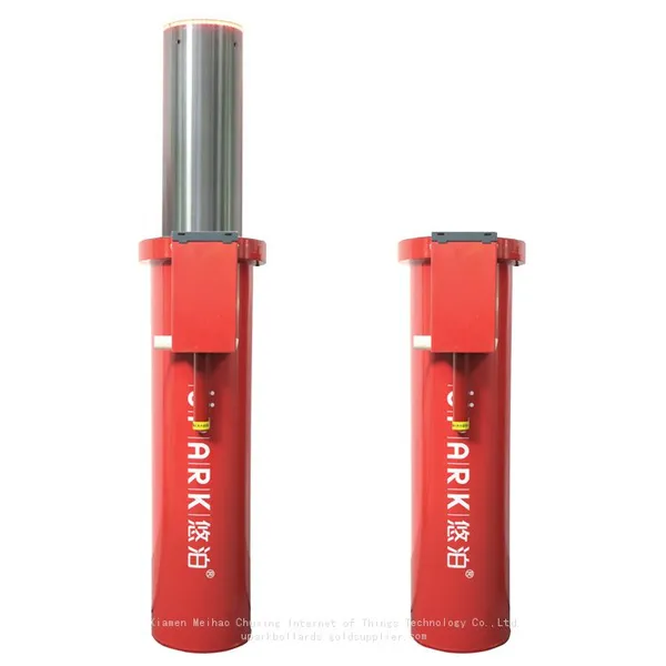 UPARK Outdoor Campus Cross Entrance Stainless Steel Driveway Bollard Home Use Road Automatic Bollards Against Violent Vehicle Impacts photo-2