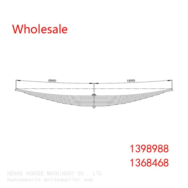 1398988, 1368468 For Scania Rear Axle Leaf Spring Wholesale 90*20 photo-3
