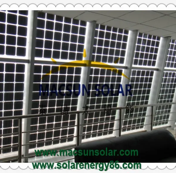 60 Cells 300W-320W BIPV Mono Crystalline Solar Modules photo-5