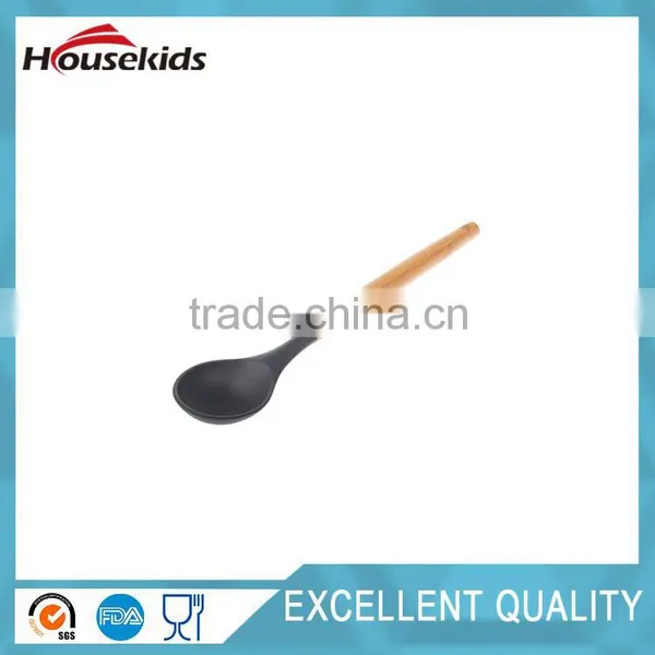 Bamboo and Silicone Kitchen Utensil Set Eco-Friendly photo-4