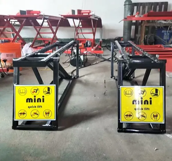 2800kg 3000kg Portable Mini Car Service Scissor Hoist Quick Jack Lift