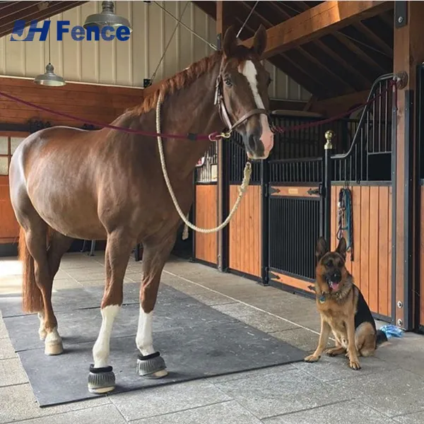 Portable Horse Stable Powder Coated High Quality Horse Stable Equipment Prefabricated Horse Stables photo-5