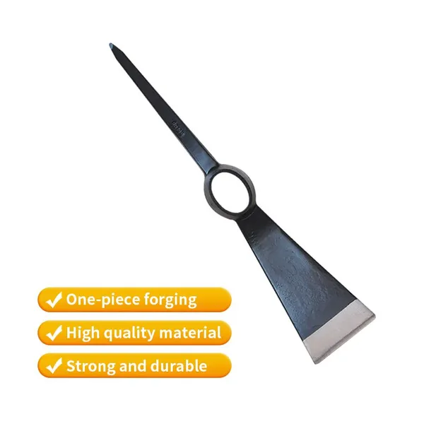 Fiberglass Handle Pickaxe for Mining Farming and Construction Durable Steel Digging Hand Tool Supplier