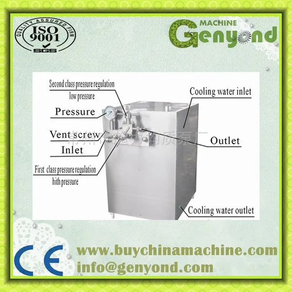 Factory Food Ultra-high Pressure Homogenous Emulsifying Equipment Homogenizer Homogenizing Machine for Juice Drinks Dairy Milk photo-6