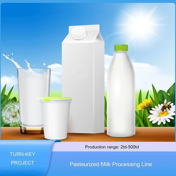 Small Scale Dairy Equipment/production Line for Sale Milk to Make Dairy Products Fresh Liquid Milk Milk/milk Powder Automatic photo-2