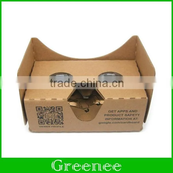 Google Yellow Cardboard VR V2.0 Virtual Reality DIY 3D Glasses for Smartphone With Headband photo-6