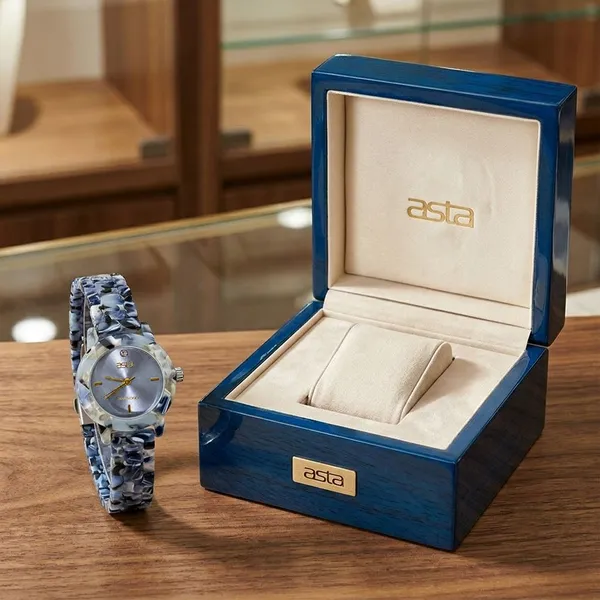 Asta Acetate Watches for Women Fashion Luxury Quartz High Quality Waterproof Free Custom Logo Gift Wristwatch Wholesale photo-3