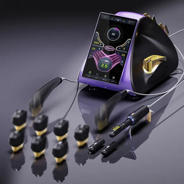 Premium 12D Max HIFU Skin Tightening Machine: 12 Cartridges, 7MHz, 30W Output, Touch Screen, 220V, Overheat Protection, Semi-Auto Mode