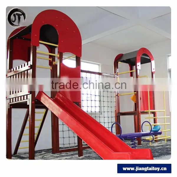 Factory Outlet Wood Plastic Composite Attractive Outdoor Playground Equipment For Children photo-2