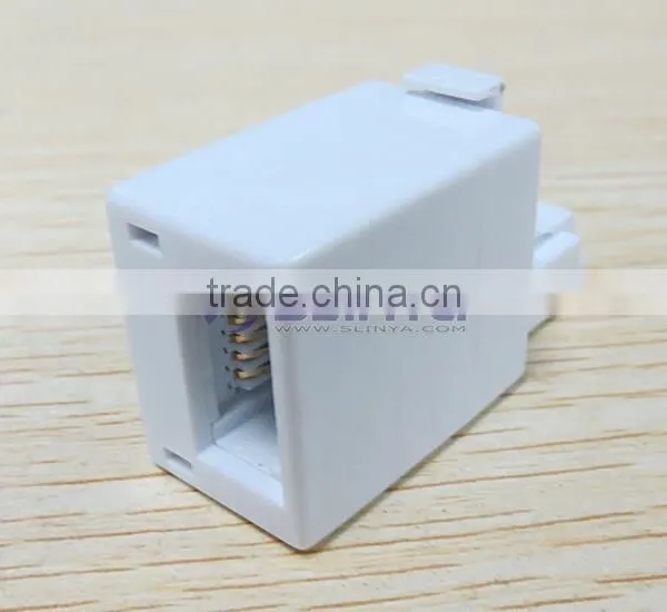 US RJ11 Socket to UK BT Telephone Plug Adapter Converter photo-3