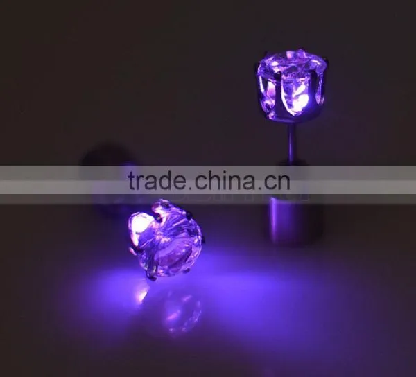 Party Bling LED Ear Buds Fashion Blinking Earrings photo-2